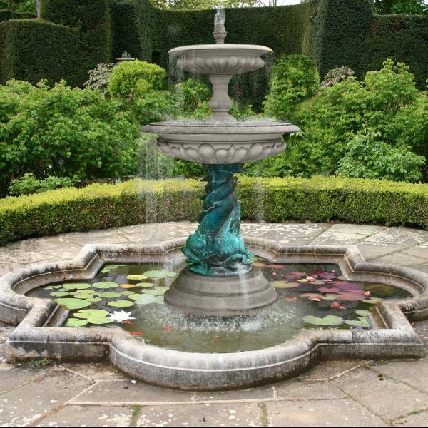 dolphin vermeer garden fountain