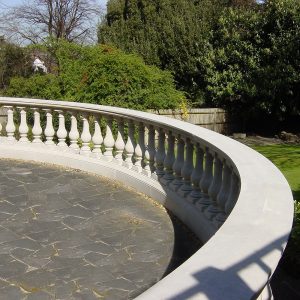 Stone Balustrade Exclusively by The David Sharp Studio