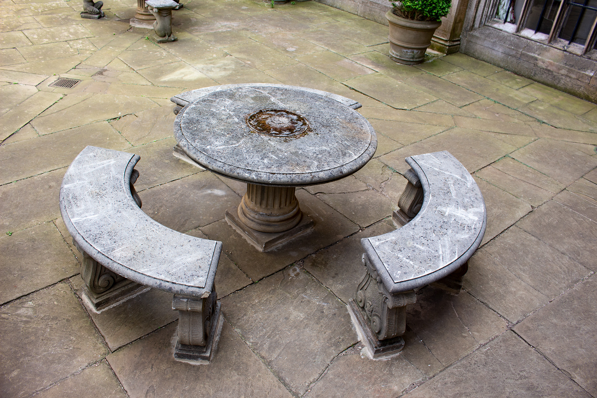Stone Justice Table Exclusively by the David Sharp Studio